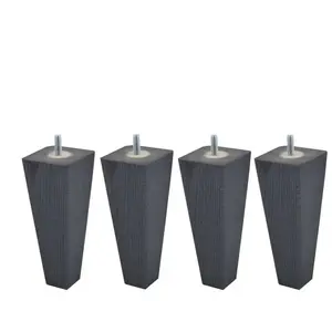 Jeu de pied (x4) bois massif 17 cm NIGHTITUDE 4 PYRAMIDES H17 S5,8Vendu parconforama