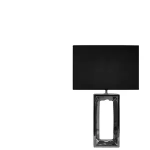 Lampe Céramique 60 cm CHRIS coloris argenté pas cher