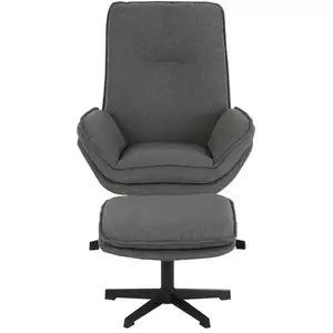 Conforama Fauteuil relax TONIO coloris gris pas cher