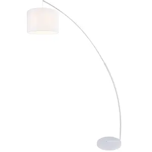 Lampadaire Métal 195 cm blancVendu parconforama