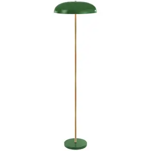 Lampadaire Métal 155 cm vert DIANE pas cher