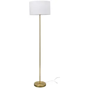 Lampadaire Métal 150 cm blanc pas cher