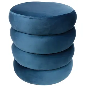 LOMOCO Pouf bleu BIBOU pas cher