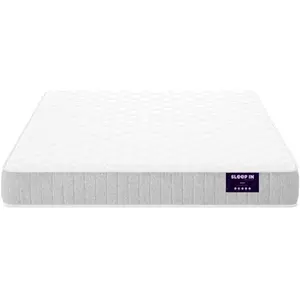 Matelas Ressorts + latex 140x190 cm SLEEP IN SNAPPY pas cher
