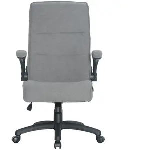 Fauteuil de bureau gris TAYAN pas cher
