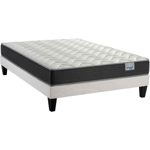 Matelas + sommier Ressorts ensachés 140x CONFOBED BASIKO pas cher