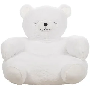 Pouf NOUNOURS coloris blanc pas cher