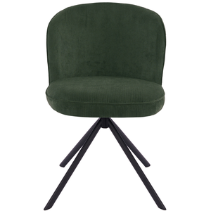 Chaise en velours AGATHE pas cher