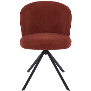 Chaise AGATHE coloris terracotta pas cher