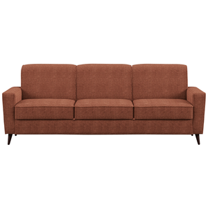 Canape droit convertible MORITO EW coloris terracotta pas cher