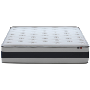 Matelas Ressorts+latex+m moire forme 160x200 cm L'ENTHOUSIASTE pas cher