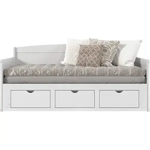 Lit banquette 90x190 cm STORMY pas cher