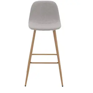 tabouret de bar beige AUDE pas cher