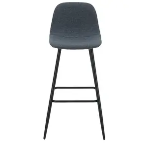 tabouret de bar bleu AUDE pas cher