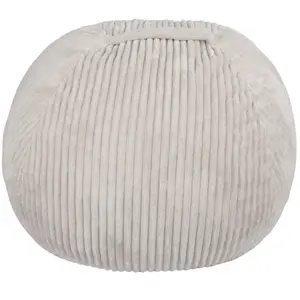 Pouf beige RABBY pas cher