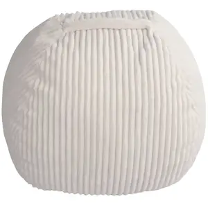 Pouf beige RABBY pas cher