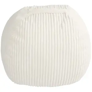Pouf blanc RABBY pas cher