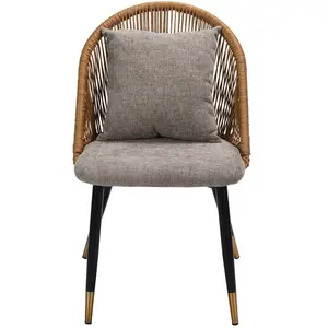 chaise tissu KEYAH pas cher