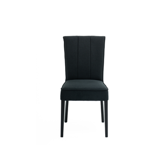 Chaise en tissu DIANA coloris bleu pas cher