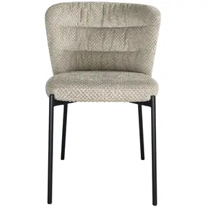 Chaise en tissu INES pas cher