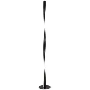Lampadaire Métal 140 cm noir JAZZ pas cher