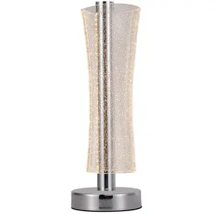 Lampe Acrylique 33.5 cm argenté SHINY pas cher