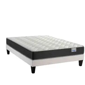 Matelas + sommier Ressorts ensachés 140x CONFOBED PRATIKO pas cher