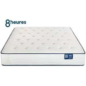 Matelas Ressorts + mémoire de forme 160x200 cm 8 HEURES LE TRIOMPHANT pas cher
