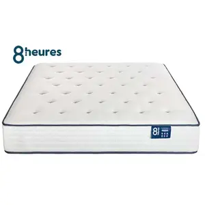 Matelas Ressorts + mémoire de forme 200x200 cm 8 HEURES LE TRIOMPHANT