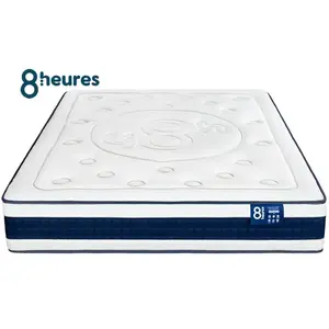 Matelas Ressorts + latex 180x200 cm 8 HEURES L'EBLOUISSANT