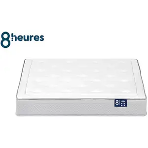 Matelas Ressorts + mémoire de forme 160x 8 HEURES MALIN pas cher