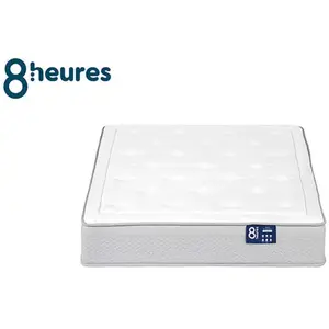 Matelas Ressorts + mémoire de forme 120x190 cm 8 HEURES MALIN pas cher