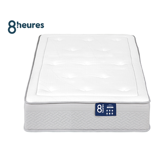 Matelas Ressorts + mémoire de forme 90x200 cm 8 HEURES MALIN pas cher