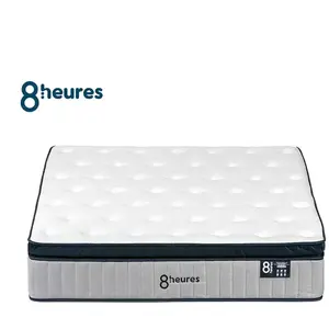 Matelas Ressorts + mémoire de forme 160x 8 HEURES L'EPOUSTOUFLANT pas cher