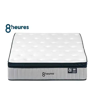 Matelas Ressorts + mémoire de forme 140x 8 HEURES L'EPOUSTOUFLANT