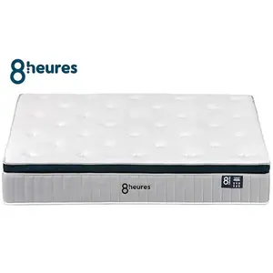 Matelas Ressorts + latex 200x200 cm 8 HEURES LE MAGISTRAL