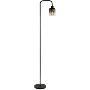 Lampadaire Métal noir JOHANNA pas cher