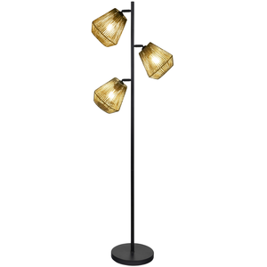 Lampadaire Papier 150 cm naturel CARLIE pas cher
