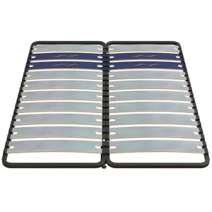 Cadre à lattes fixe 2x80x200 cm 8 HEURES FULL SUPPORT pas cher