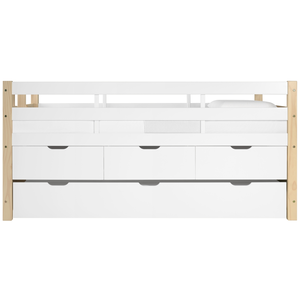 Lit avec rangement 90x190 cm LUNA pas cher