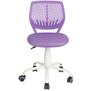 Chaise de bureau violet LALY pas cher