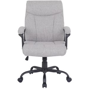 Fauteuil de bureau gris HIZARO pas cher