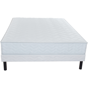 Matelas + sommier Ressorts ensachés 160x CONFOBED MOON pas cher