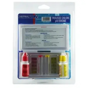 Trousse de contrôle Astralpool : Chlore/Brome et pH pas cher