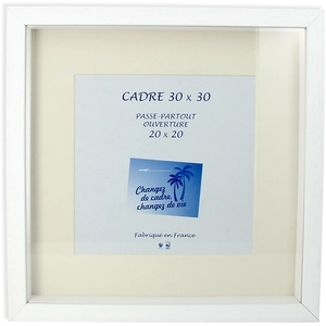 Divers Cadre Vitrine XXL Blanc + Passe-partout 30 x 40 cmVendu parscrapmalin