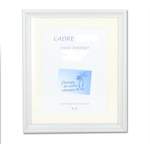 Divers Cadre Nihel Argent 40 x 50 cm + Passe-partout