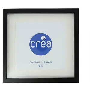 Créa Cadre Vitrine Carla 3D - 20x20 cm - Noir
