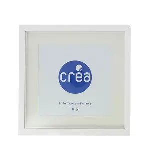 Créa Cadre Vitrine Carla 3D - 30x30 cm - Blanc