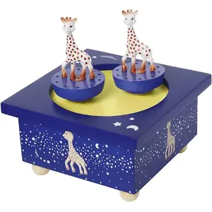 Comparateur de prix : Boîte à musique magnétique Sophie La Girafe Voie lactée BLEU Trousselier