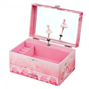 Comparateur de prix : Trousselier - Coffret à bijoux musical Ballerine phosphorescent